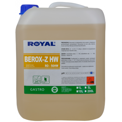 Berox Z HW Royal płyn do zmywarki przemysłowej i gastronomiczne